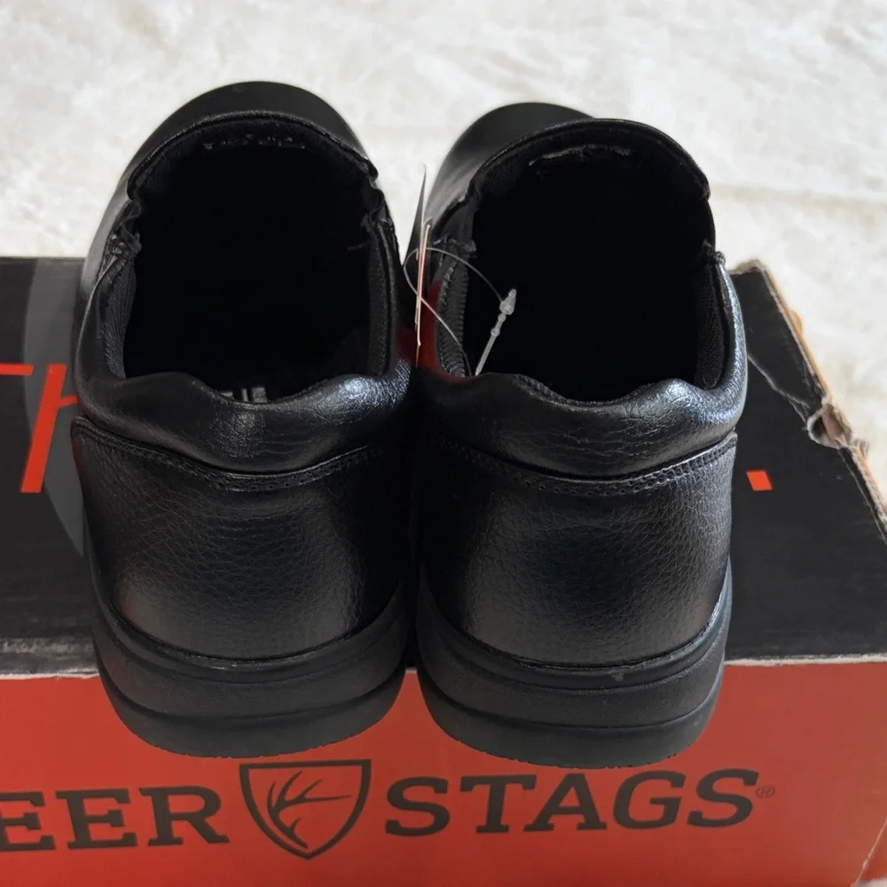 Deer Stags Men's Black DS Work Oil& Slip Resistant Non Marking,Size 11-1/2 . - Picture 5 of 17
